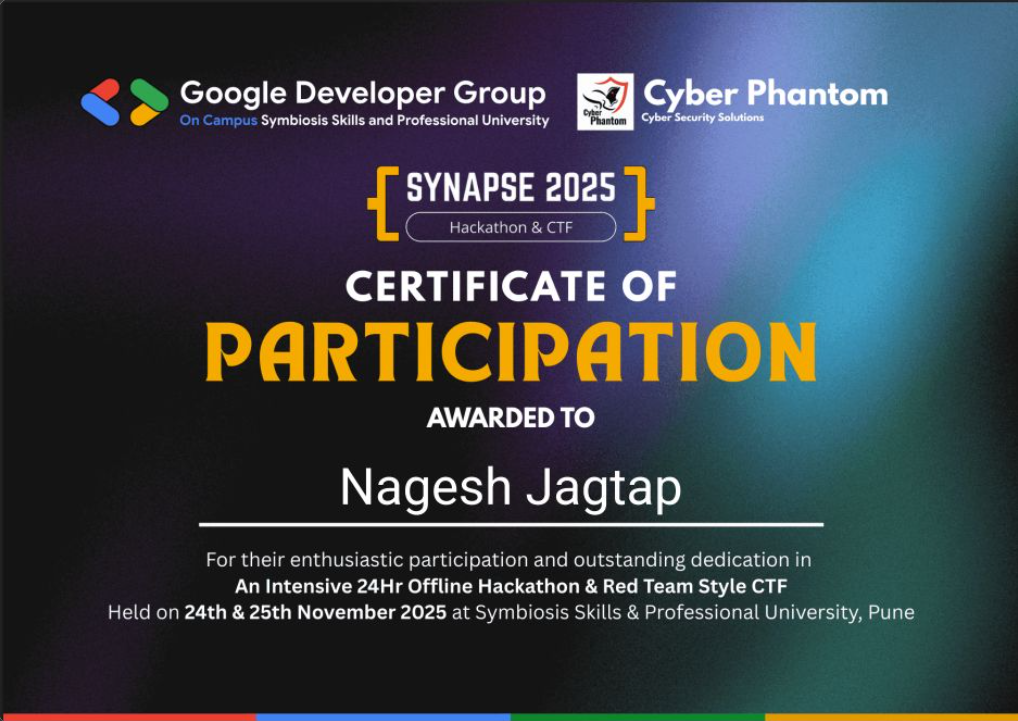 SYNAPSE 2025 – Hackathon & CTF